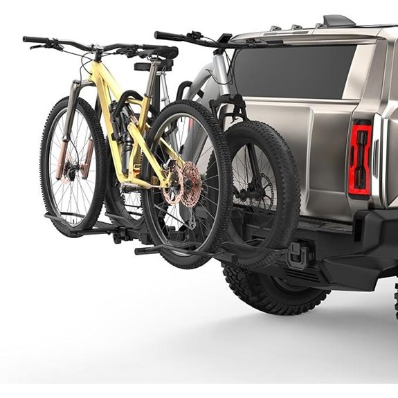 2-Bike Hitch Rack Fits E-Bikes & Fat Tires