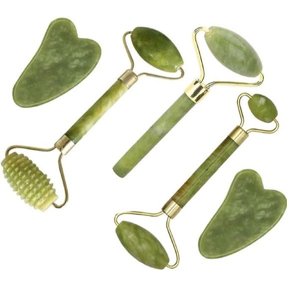 Jade Gua Sha Facial Massage Set (5-in-1)