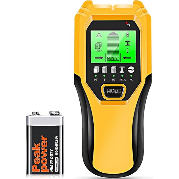 Multifunctional 5-in-1 Wall Scanner with LCD Display