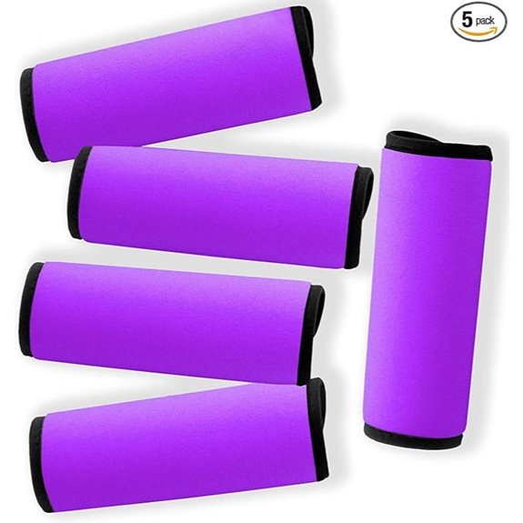 Luggage Tags 5 Pack Travel Suitcase Handle Wraps