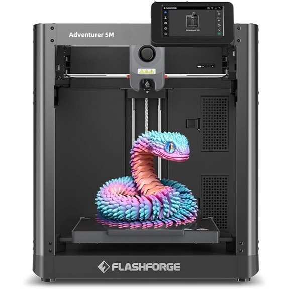 FLASHFORGE Adventurer 5M 3D Printer with Auto Leveling