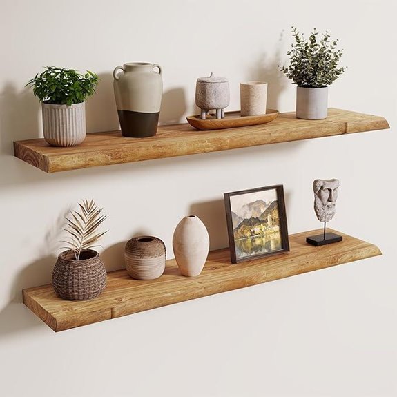 Axeman 36 Floating Shelves with Invisible Brackets (Set of 2)