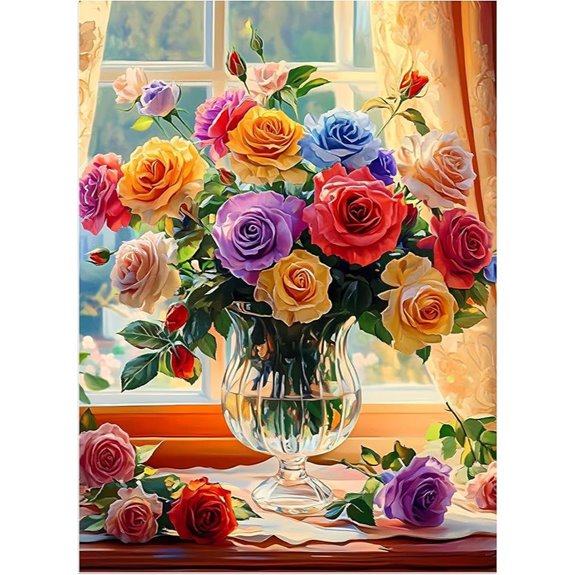 500 Piece Floral Jigsaw Puzzle for Adults and Kids