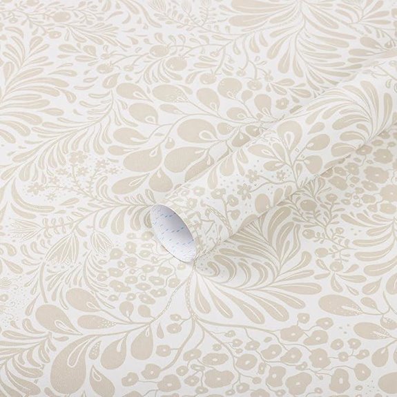 Heroad Peel & Stick Floral Wallpaper for Walls