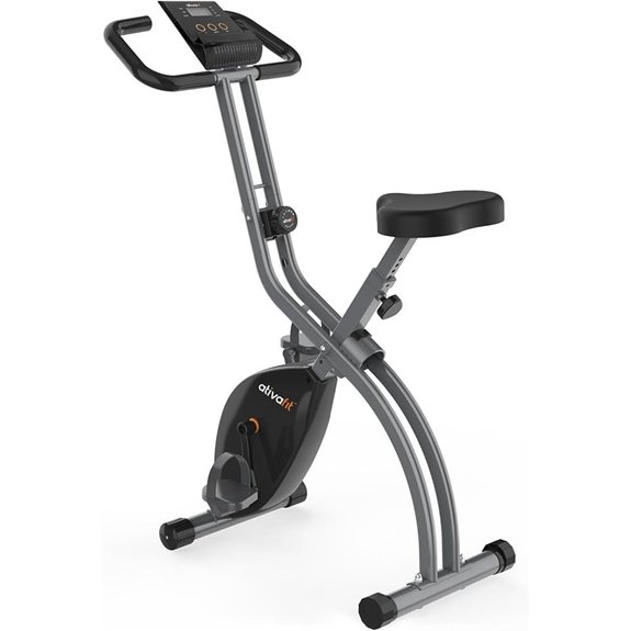 ATIVAFIT 3-in-1 Foldable Exercise Bike with Resistance