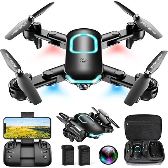 Foldable Drone with 1080P Camera and 3-Speed Modes