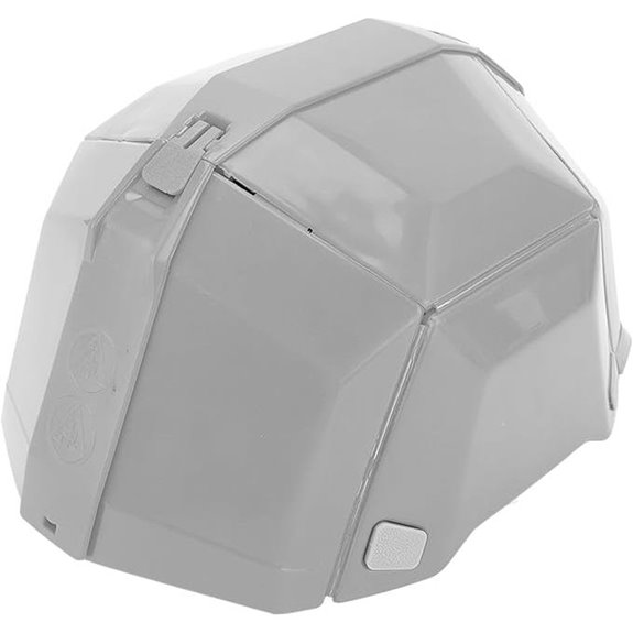 Foldable High-Strength Plastic Bike Helmet (Grey)