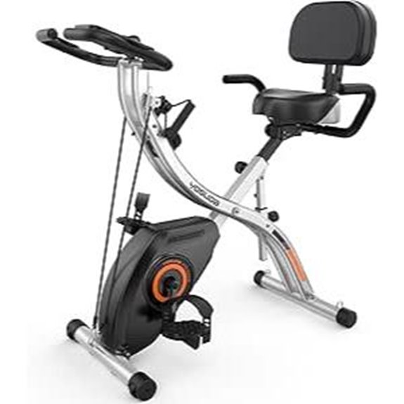 YOSUDA Foldable Exercise Bike for Home Workout
