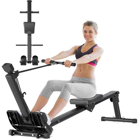 Compact Magnetic Resistance Foldable Rowing Machine