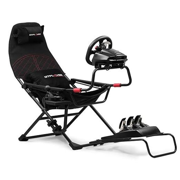 foldable pc sim racing cockpit