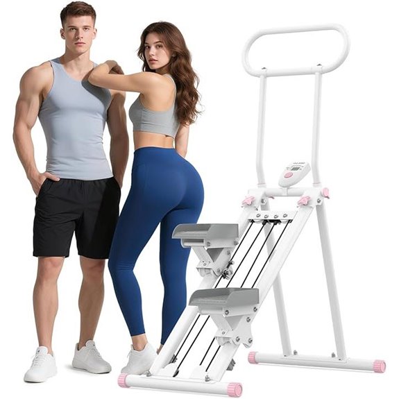 HXD-ERGO Foldable Stair Stepper with Adjustable Resistance