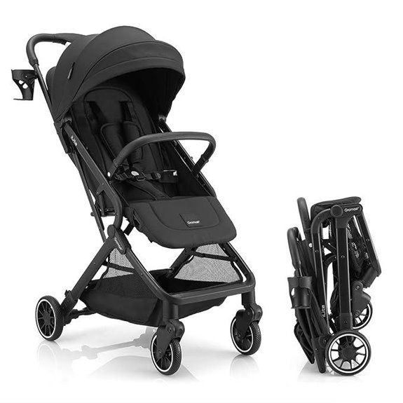 foldable stroller with canopy