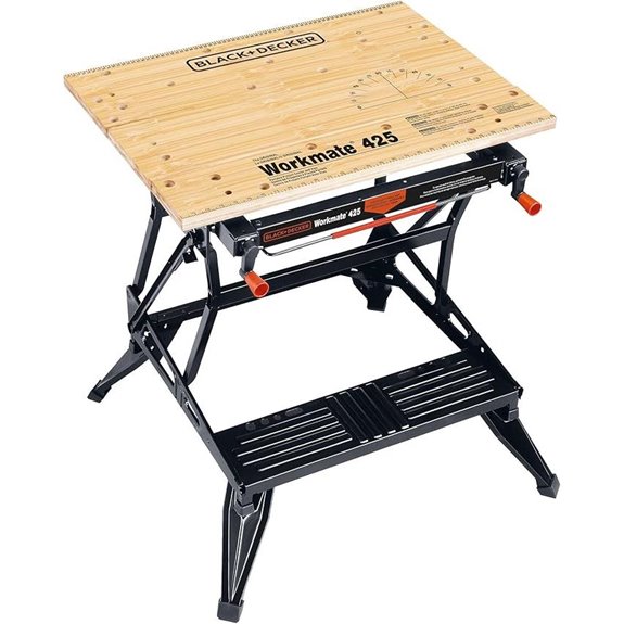 BLACK+DECKER Folding Workbench with Clamps