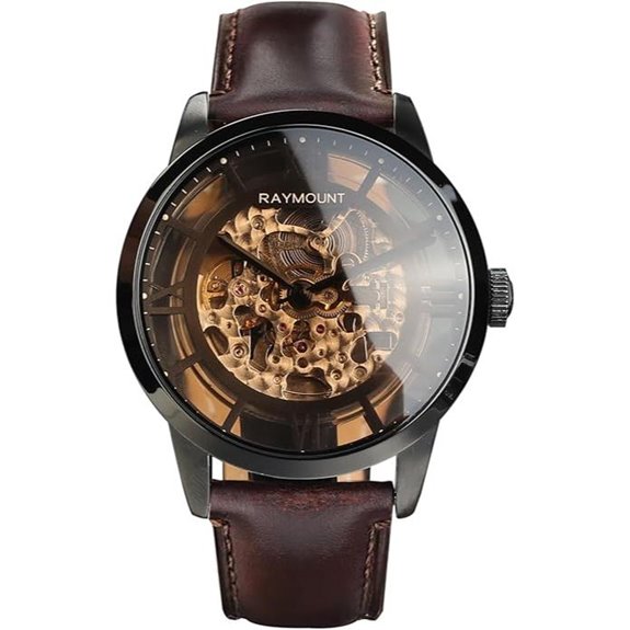 FORSINING Men's Automatic Skeleton Dial Watch