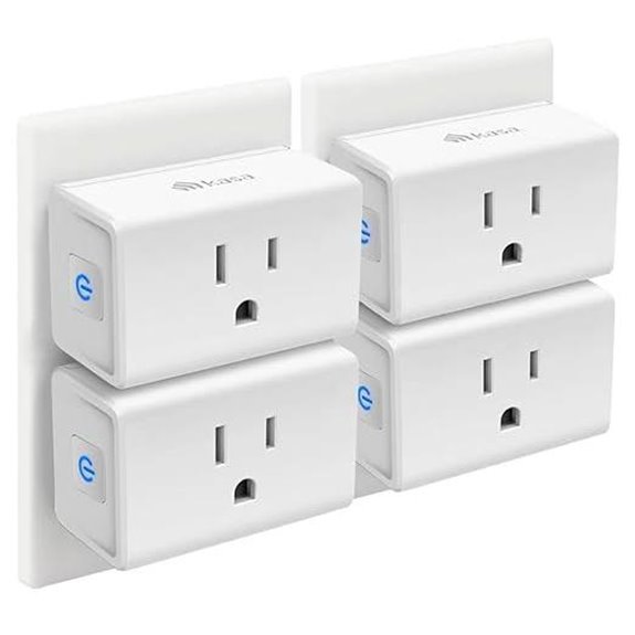 Kasa Smart Plug Mini 15A 4-Pack