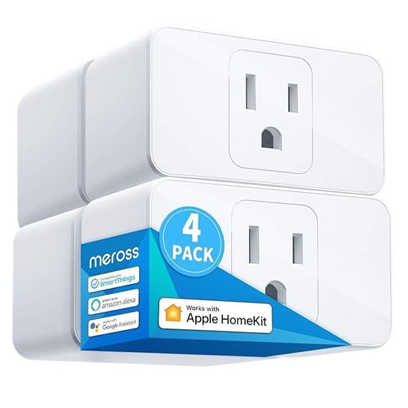 Meross 4-Pack Smart Wi-Fi Plug with App Control