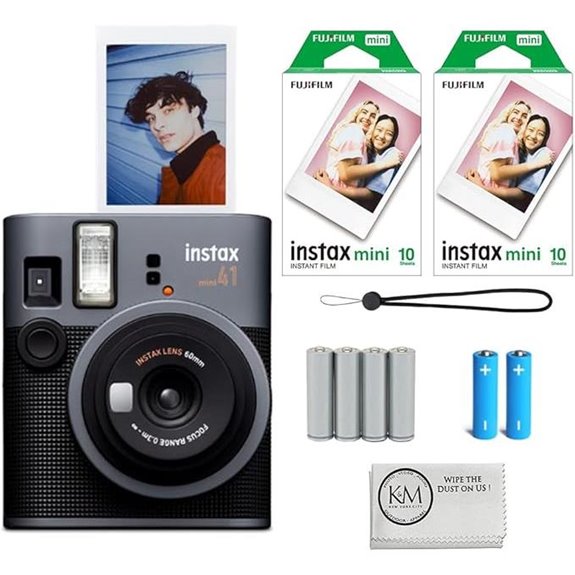 Fujifilm Instax Mini 41 Camera Bundle (4 Items)