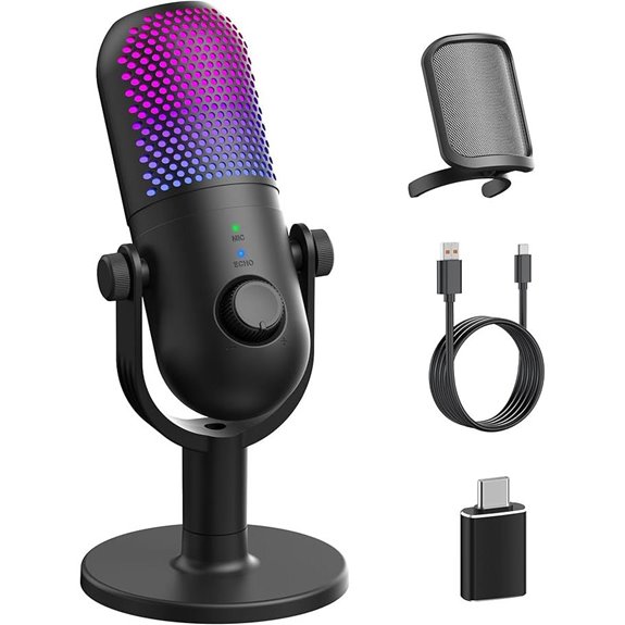 gaming and streaming microphone