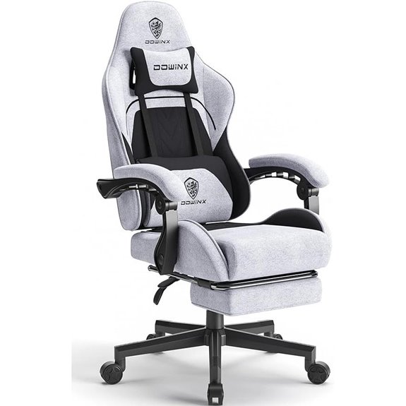 Dowinx Gaming Chair with Massage and Footrest