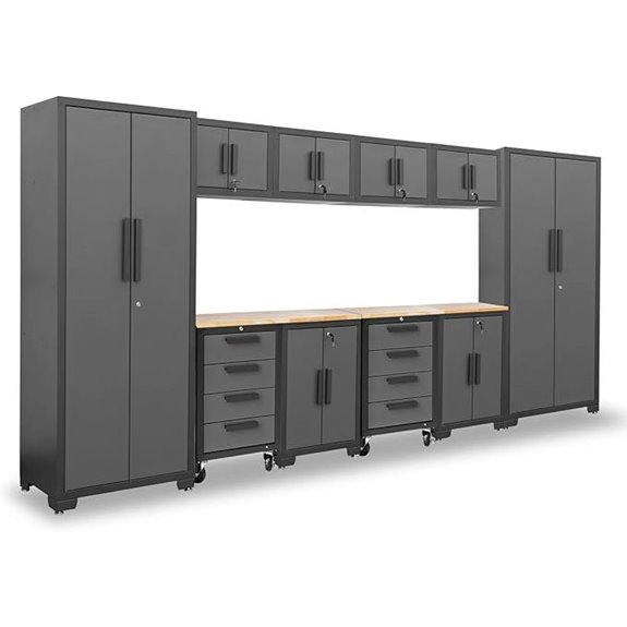 Torin 12-Piece Garage Storage Set with Workbench