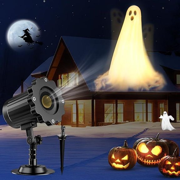 Halloween Projector Lights with Ghost HD Patterns