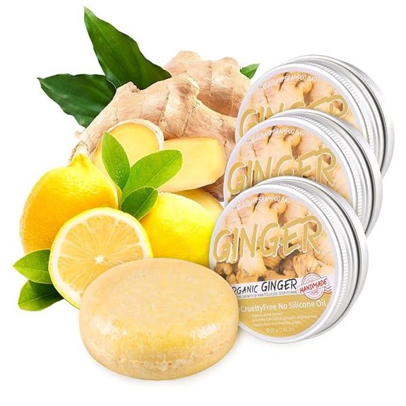 Starhig Ginger Hair Regrowth Shampoo Bar (3 Pack)