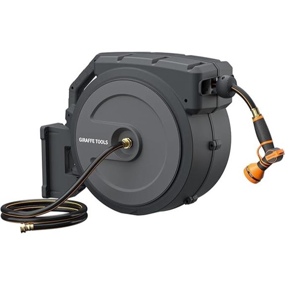Giraffe AW40 Retractable Garden Hose Reel 90 ft