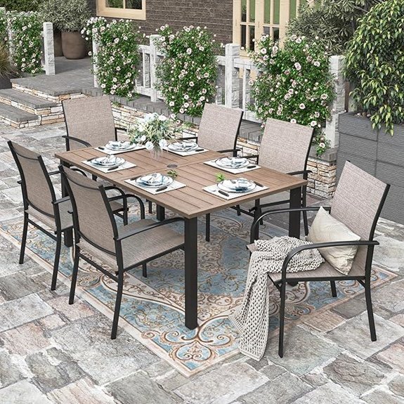 HERA'S HOUSE 7-Piece Patio Dining Set