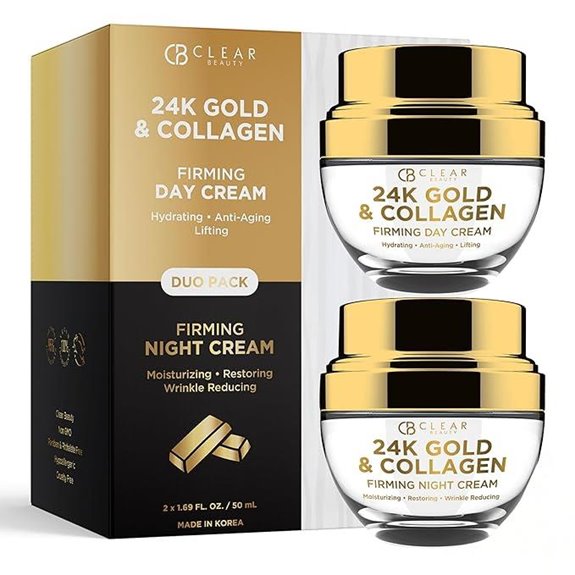Clear Beauty 24K Gold & Collagen Moisturizer Set