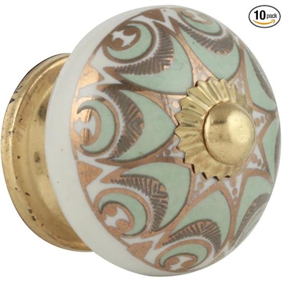 Gold Knobs for Dresser Drawers Pack of 10