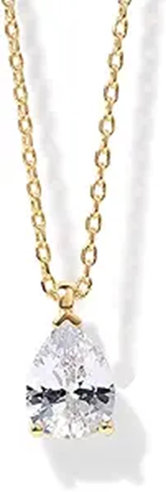 PAVOI Gold Plated Zirconia Pendant Necklace for Women