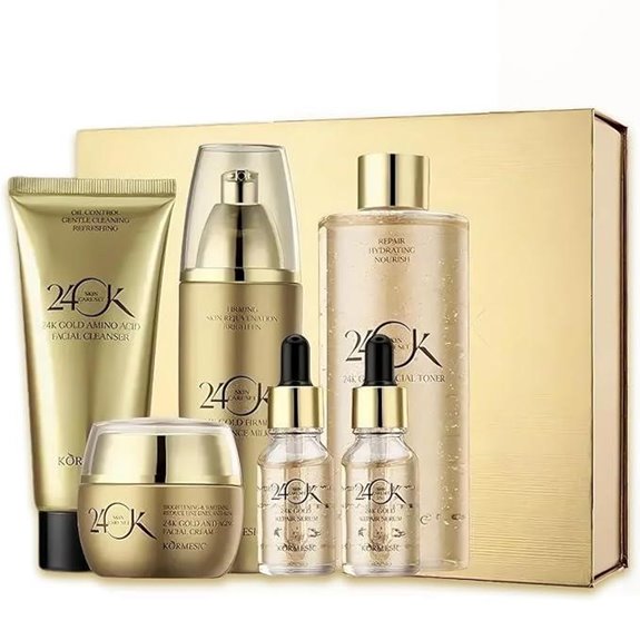 Women’s 6-Piece Gold Skin Care Set