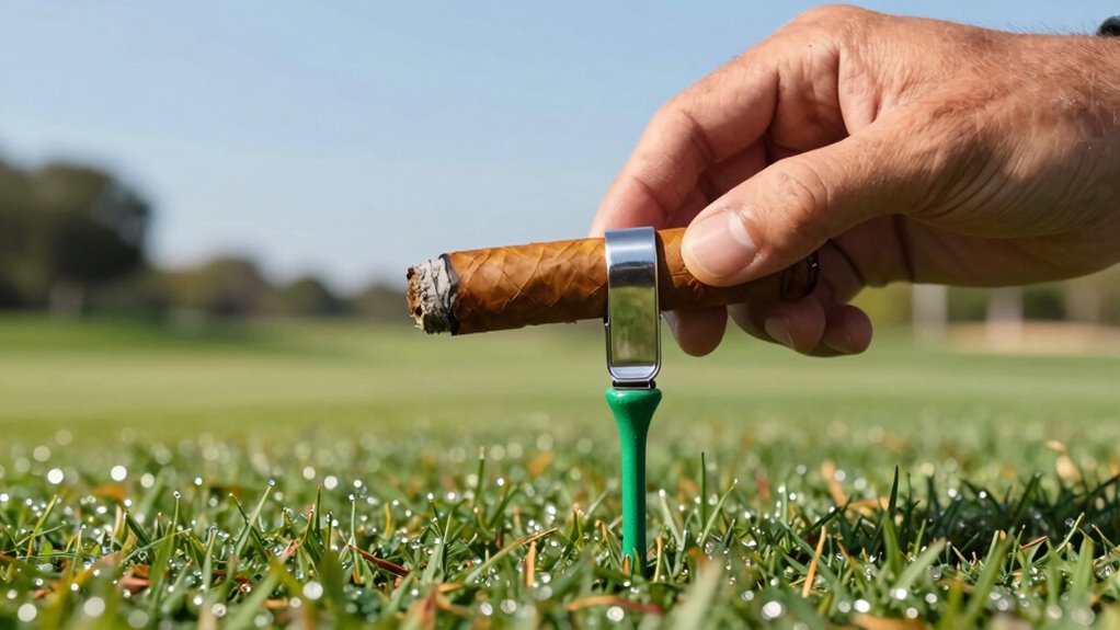 golf cigar holder clips