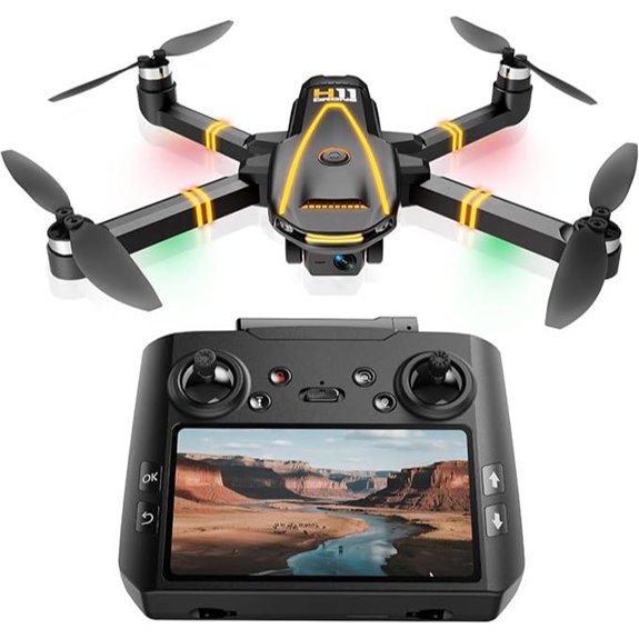 GPS Drone with 4K Camera Auto Return 2 Batteries