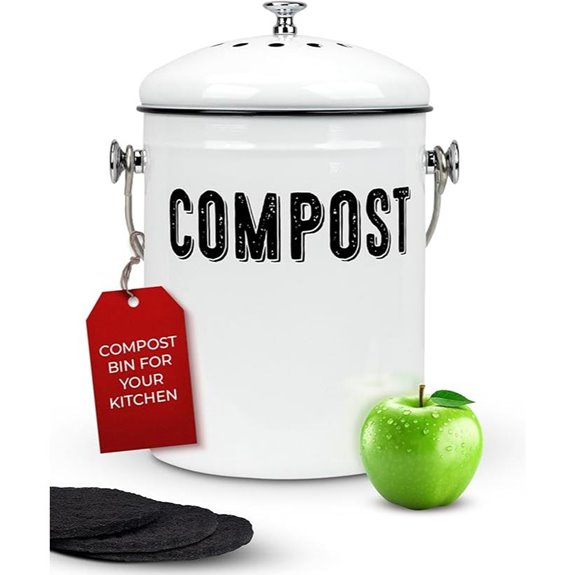 Granrosi 1.3 Gal Kitchen Countertop Compost Bin