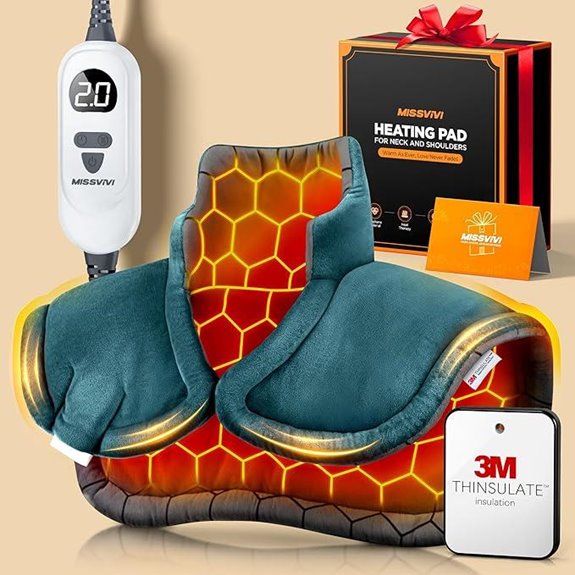 Graphene-Infused Heating Pad with 6 Heat Settings