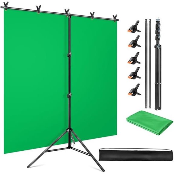 green screen kit accessories