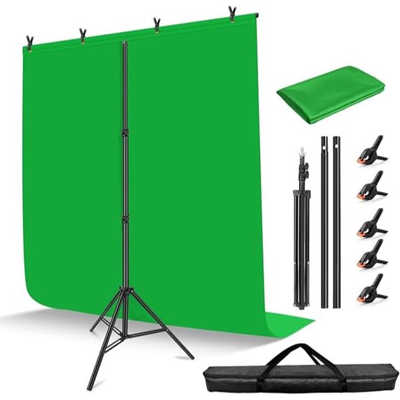 green screen photography kit