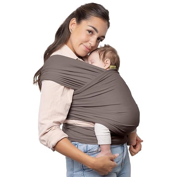 Boba Baby Wrap Carrier for Newborns (Grey)