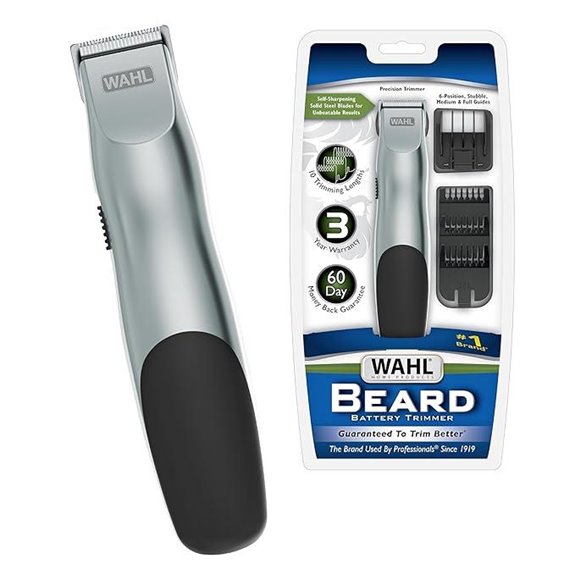 Wahl Groomsman Battery Facial Hair Trimmer Model 9906
