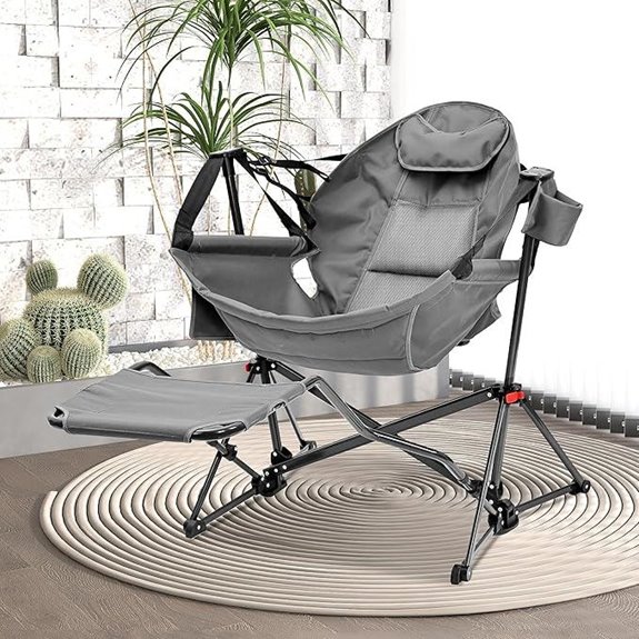 Ainfox Hammock Camping Chair with Footrest