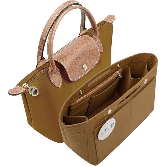 Felt Purse Organizer Insert for Handbags