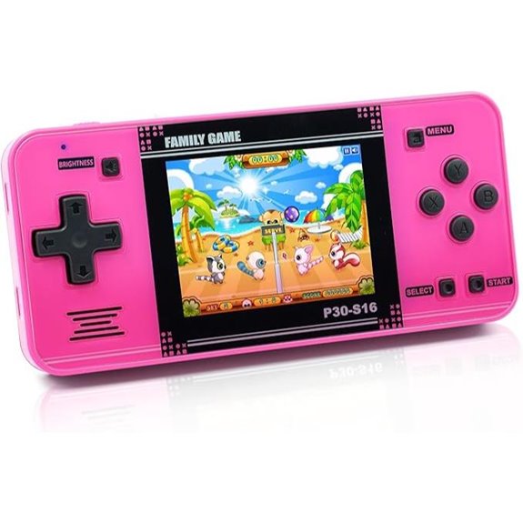 Portable Handheld Game Console with 220 Retro Games
