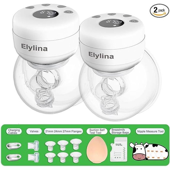 Wearable Hands-Free Electric Breast Pump