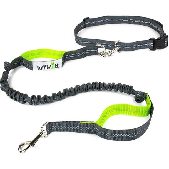 Tuff Mutt Hands-Free Dog Leash with Bungee
