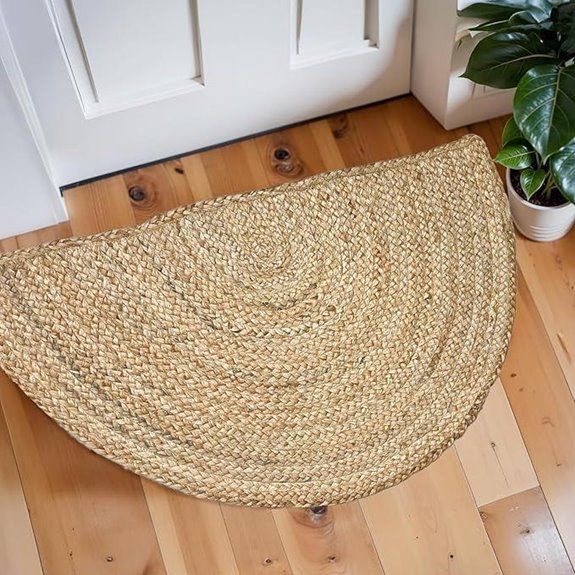 Chardin Hand Woven Jute Braided Doormat 18x30