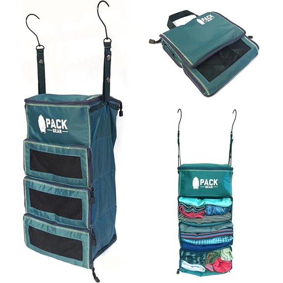 Pack Gear Hanging Carry-On Organizer with Mesh Windows