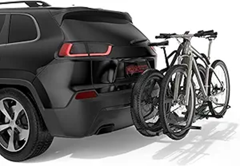 Heavy-Duty Car & SUV Bike Rack with Tilt & Lock