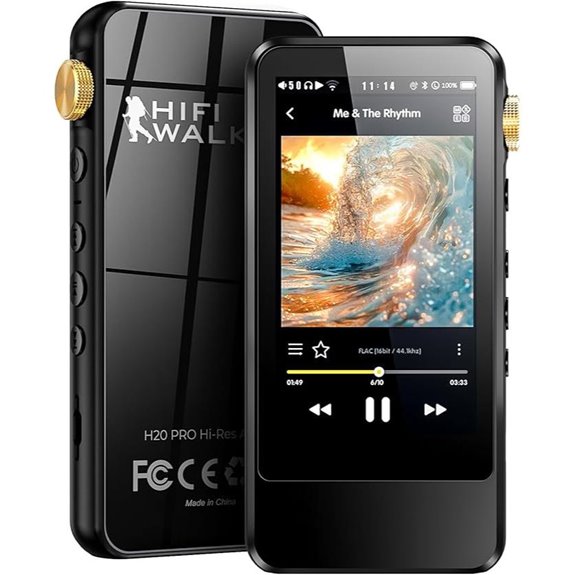 HIFI WALKER H20 Pro Hi-Res Bluetooth MP3 Player