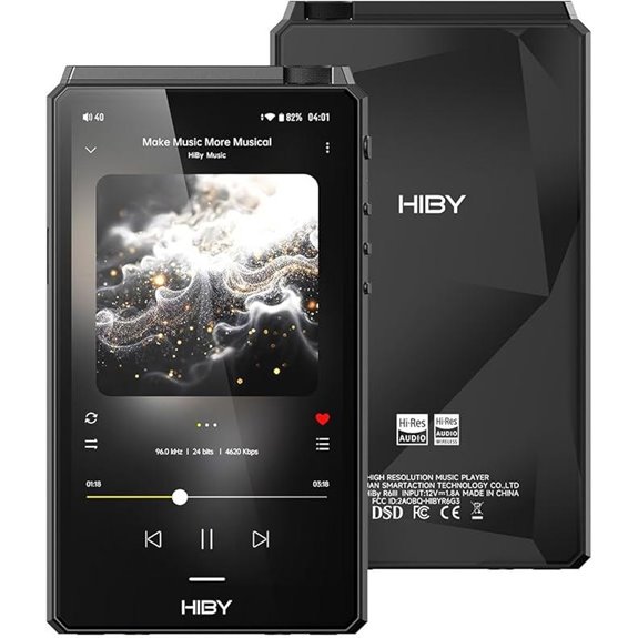 HiBy R6III 2025 DAP Player with Bluetooth & Expandable Memory